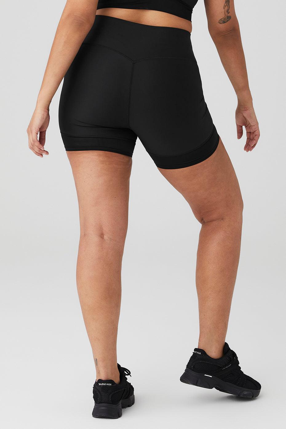 5" Airlift Double Trouble Biker Short - Black Female Product Image