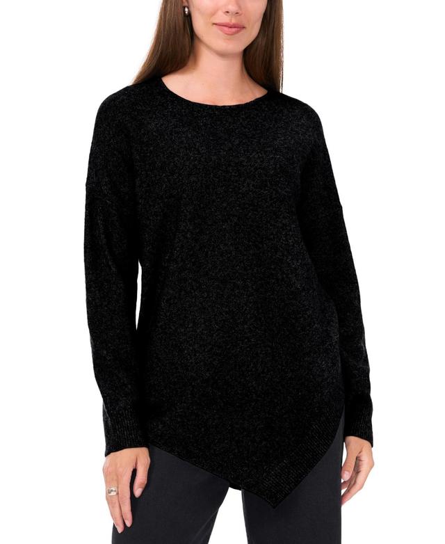 Vince Camuto Womens Crewneck Asymmetrical Sweater Product Image