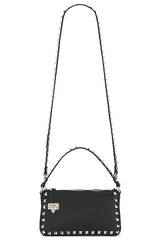 Rockstud Small Shoulder Bag In Black Product Image