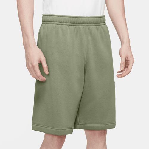 Nike Mens Nike Cargo Club Shorts - Mens Green/White Product Image