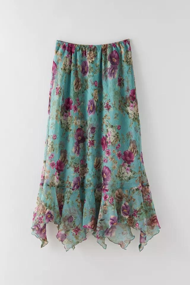 Vintage Floral Maxi Skirt Product Image