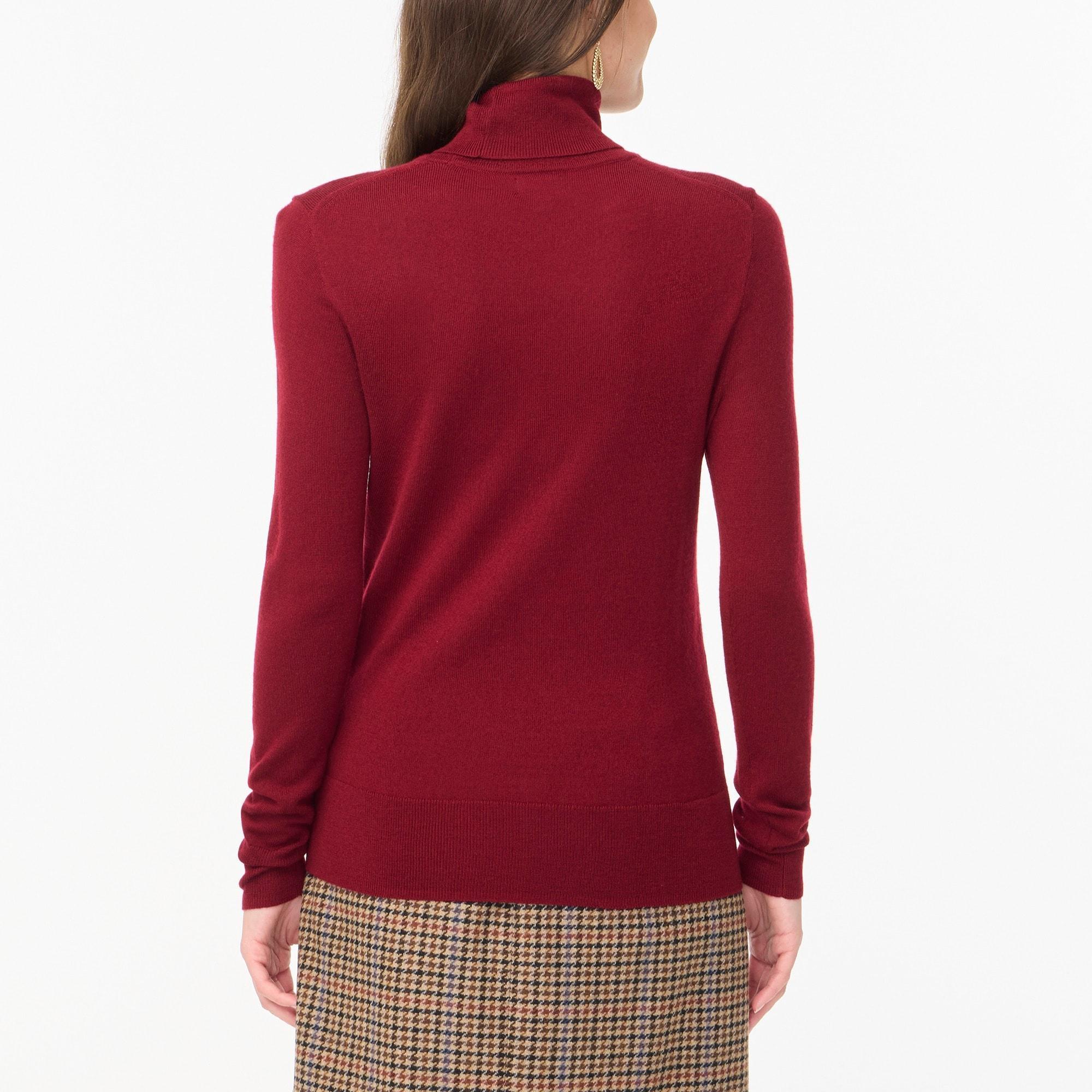 Machine-washable merino wool-blend turtleneck Product Image