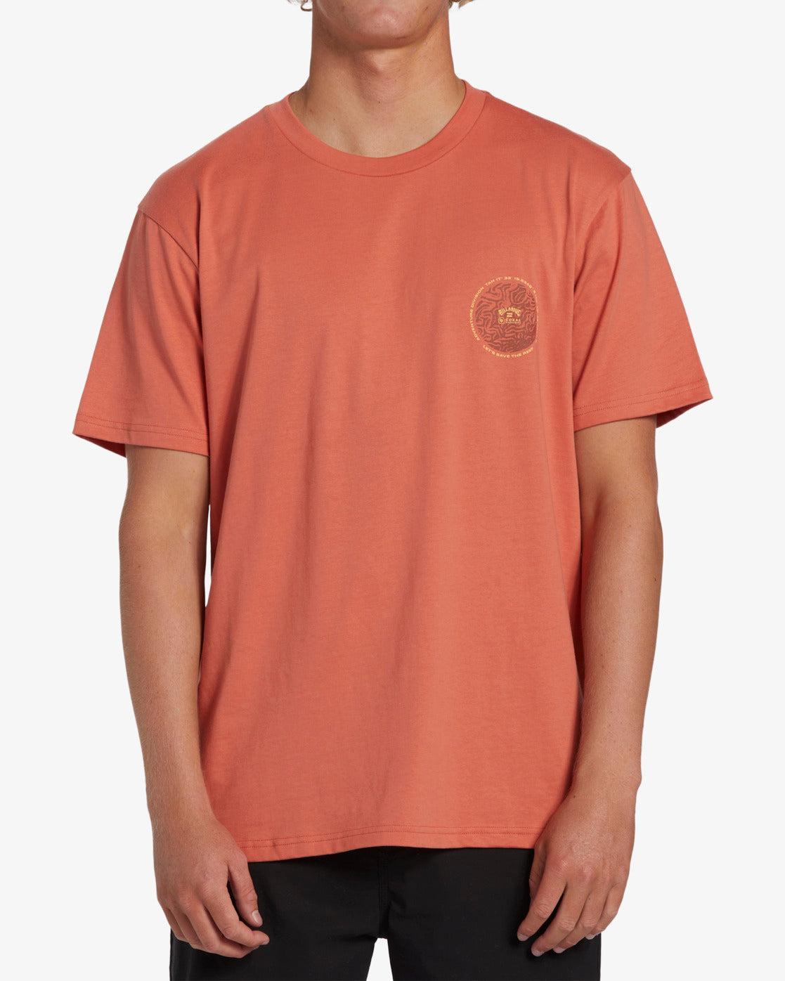 Coral Gardeners Brain T-Shirt - Coral Male Product Image