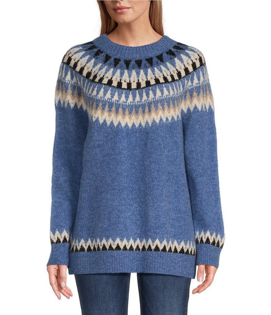 Pendleton Fair Isle Crew Neck Long Sleeve Sweater Product Image