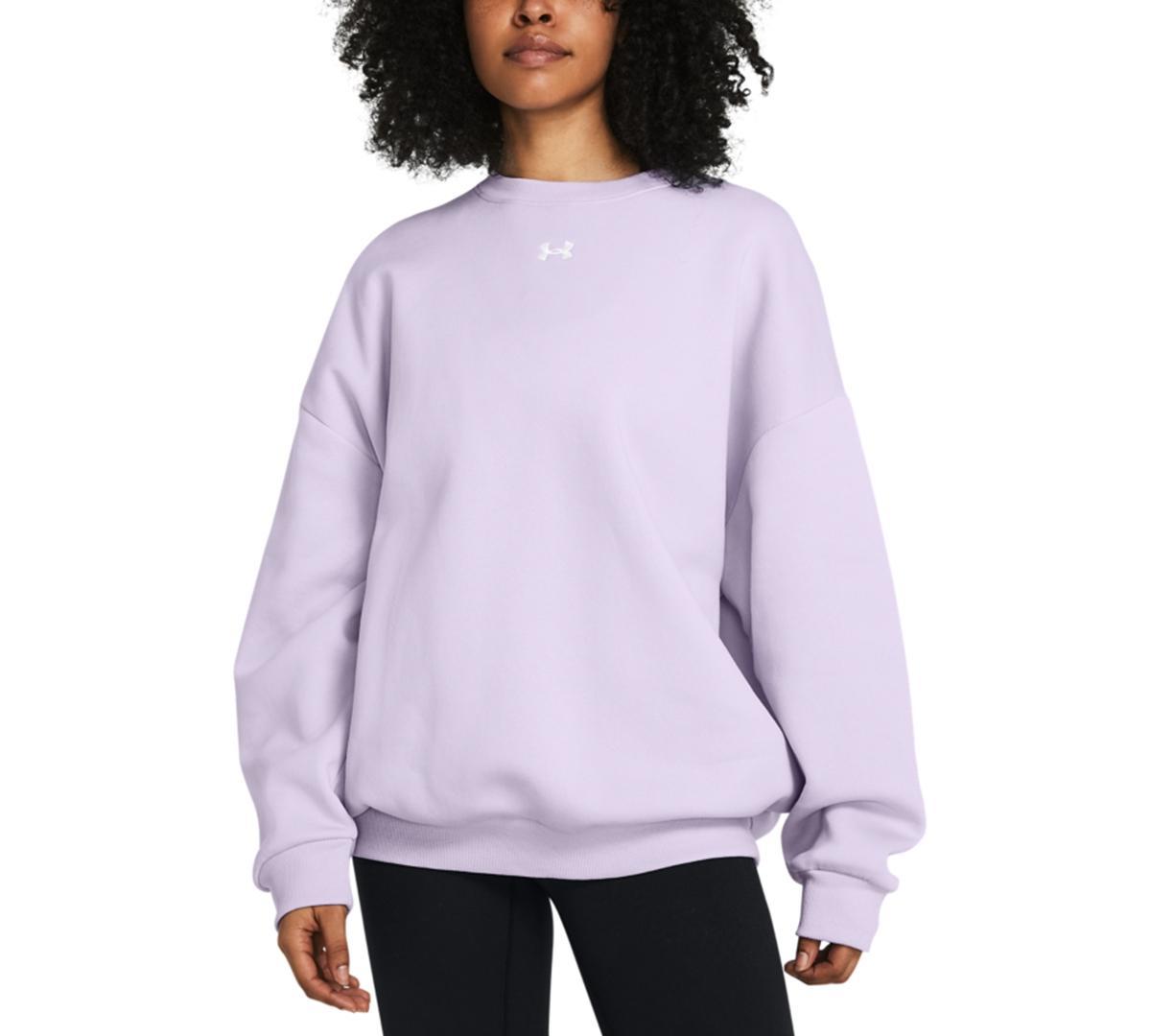 Under Armour Womens Rival Oversized Sweatshirt Product Image