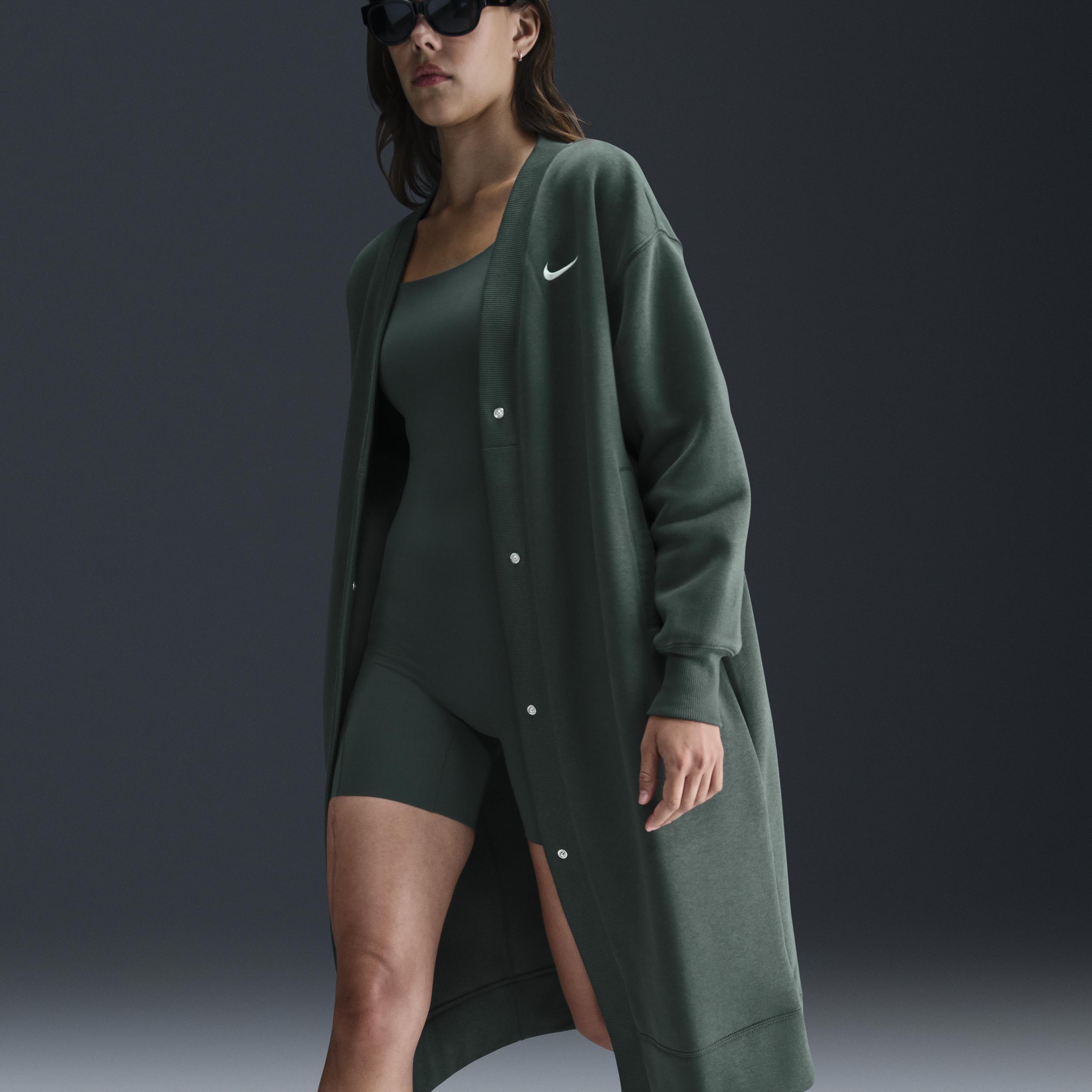 Women's Nike Sportswear Phoenix Fleece Oversized Long Cardigan Product Image