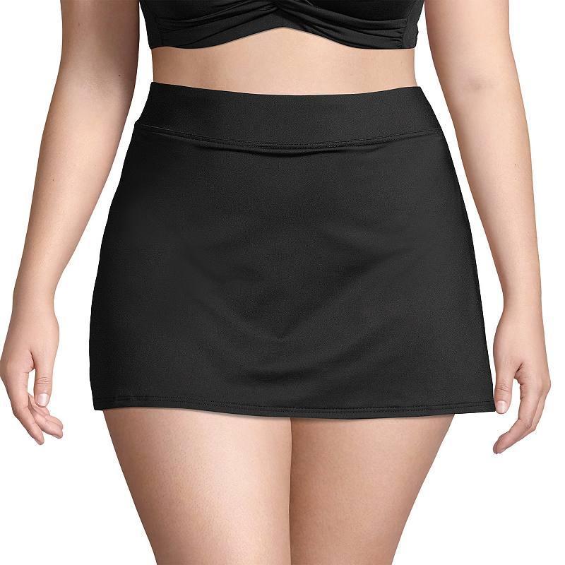 Lands End Womens Tummy Control Swim Skirt Swim Bottoms Product Image