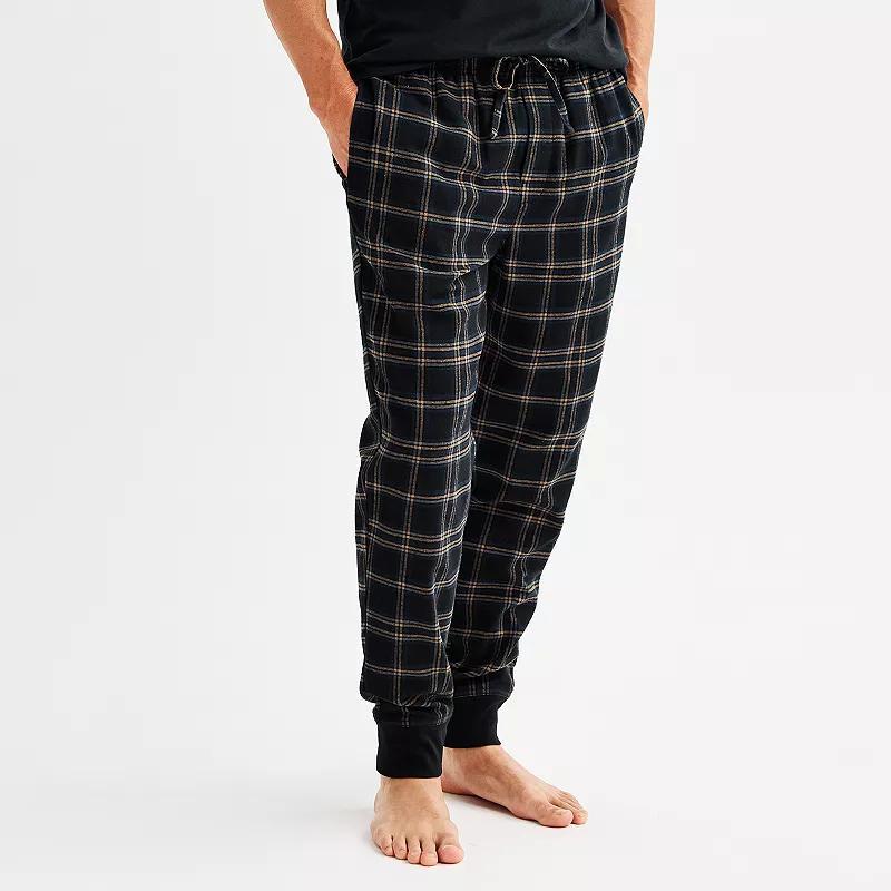 Mens Sonoma Goods For Life Banded Bottom Flannel Pajama Pants Product Image