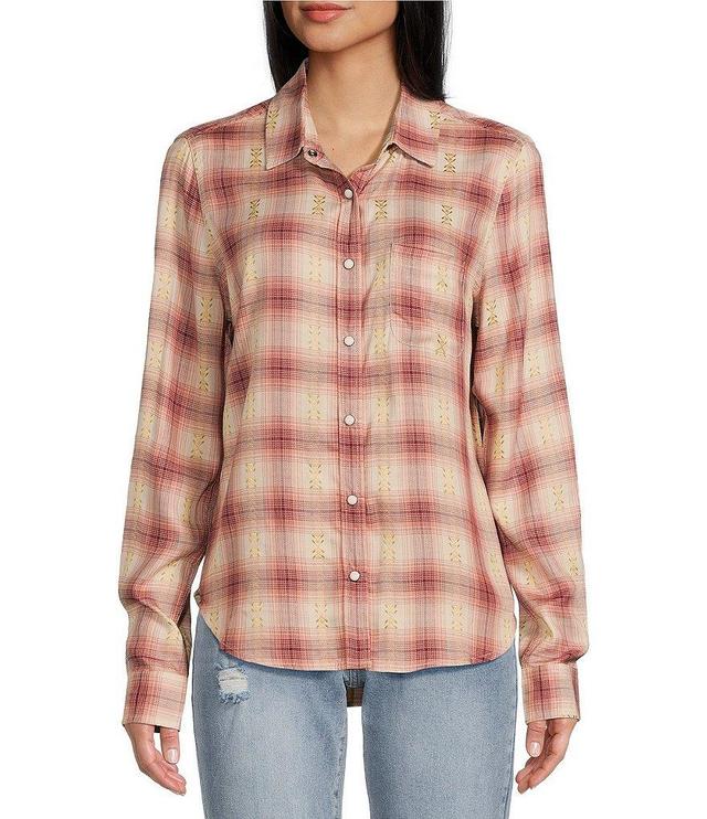 Flag and Anthem Lula Long Sleeve Classic Plaid Woven Shirt Product Image