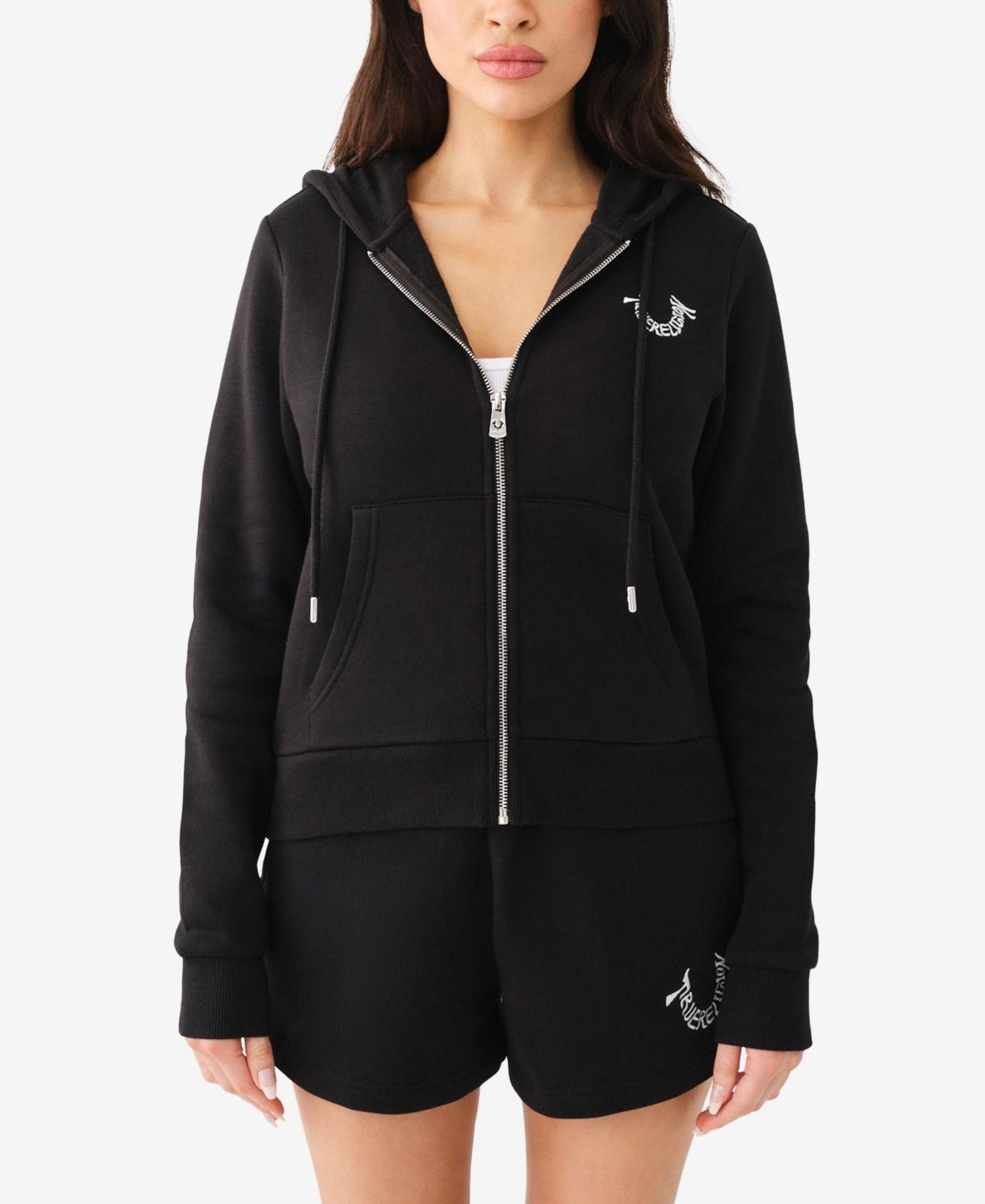 Women's Embroidered Classic Zip Hoodie product image