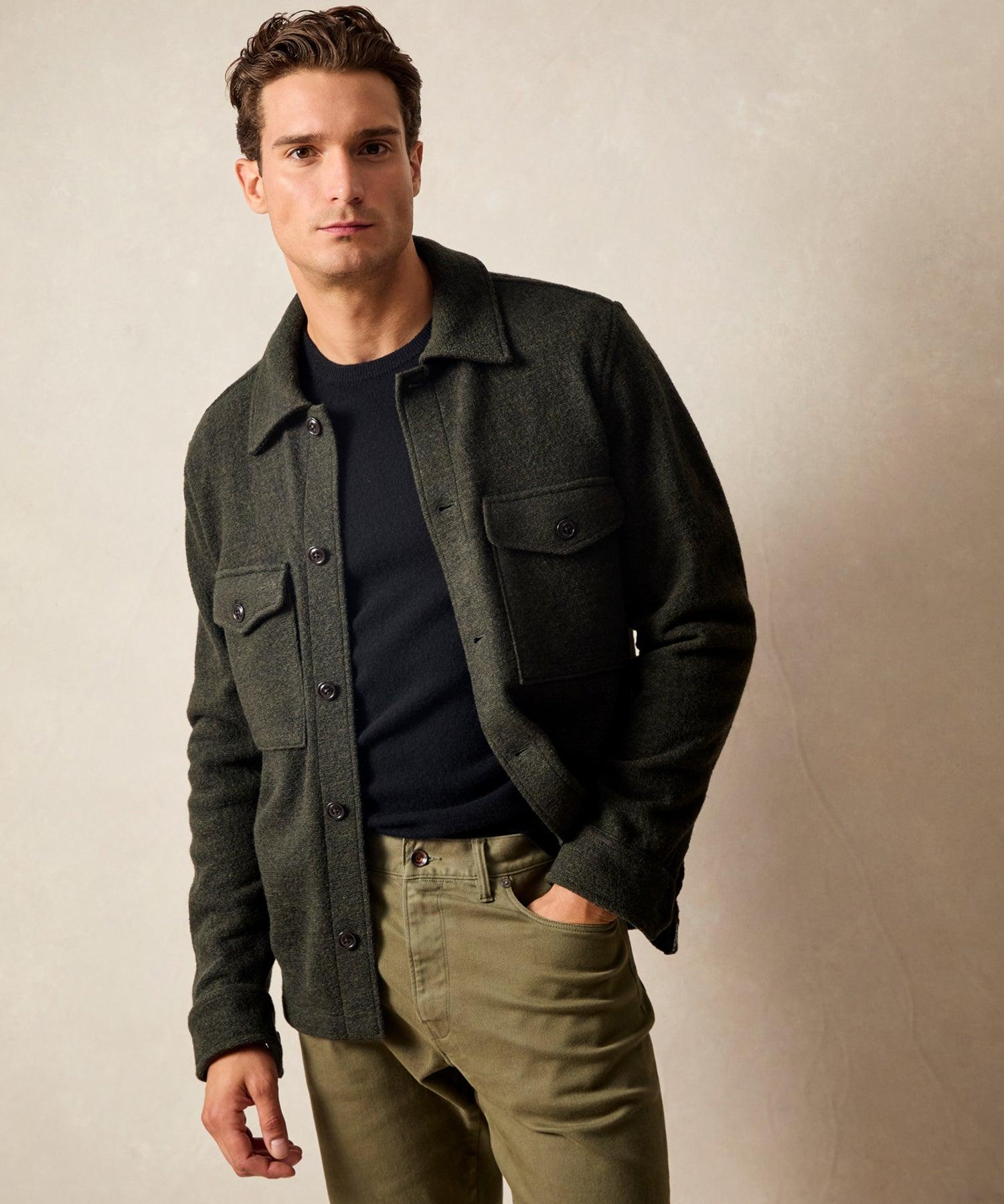 Boiled Wool CPO Shirt Jacket Product Image