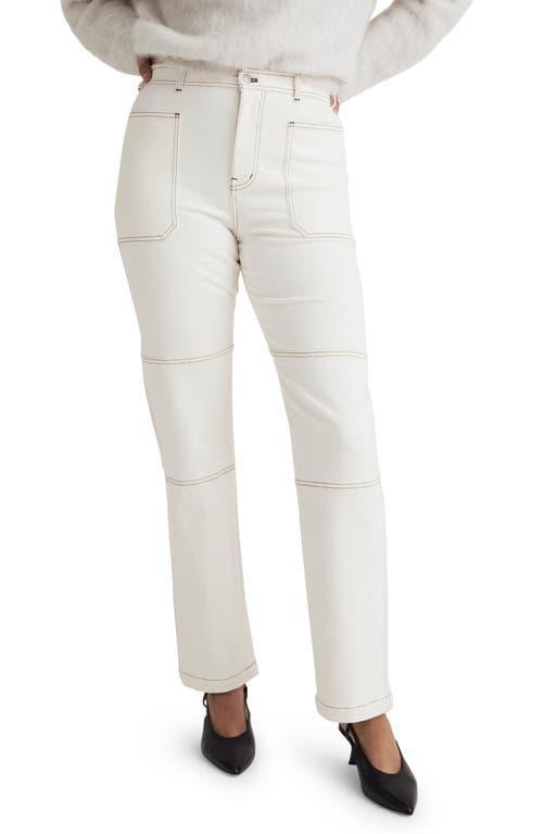 Madewell The '90s Straight Jean in Lighthouse (Lighthouse) Women's Dress Pants Product Image