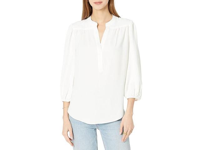 Trina Turk Relativity Top (Whitewash) Women's Clothing Product Image