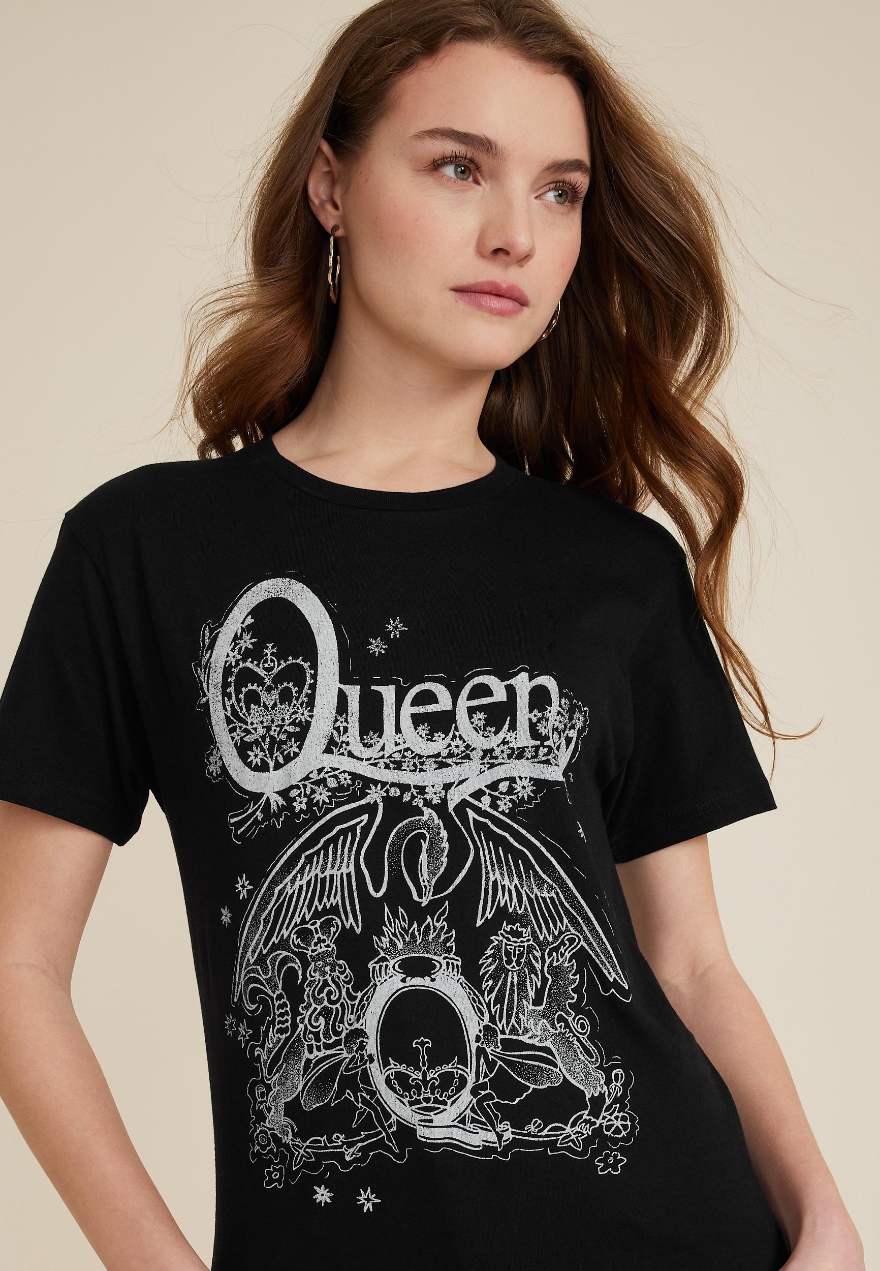 Maurices Womens X Small Size Queen Graphic Oversized Tee Product Image