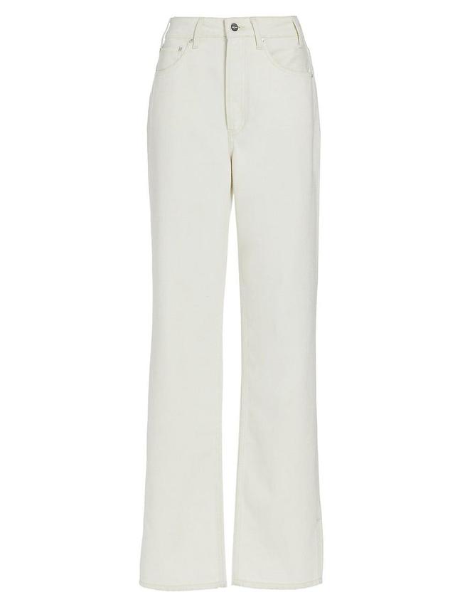 Womens Roy Split Straight-Leg Jeans Product Image