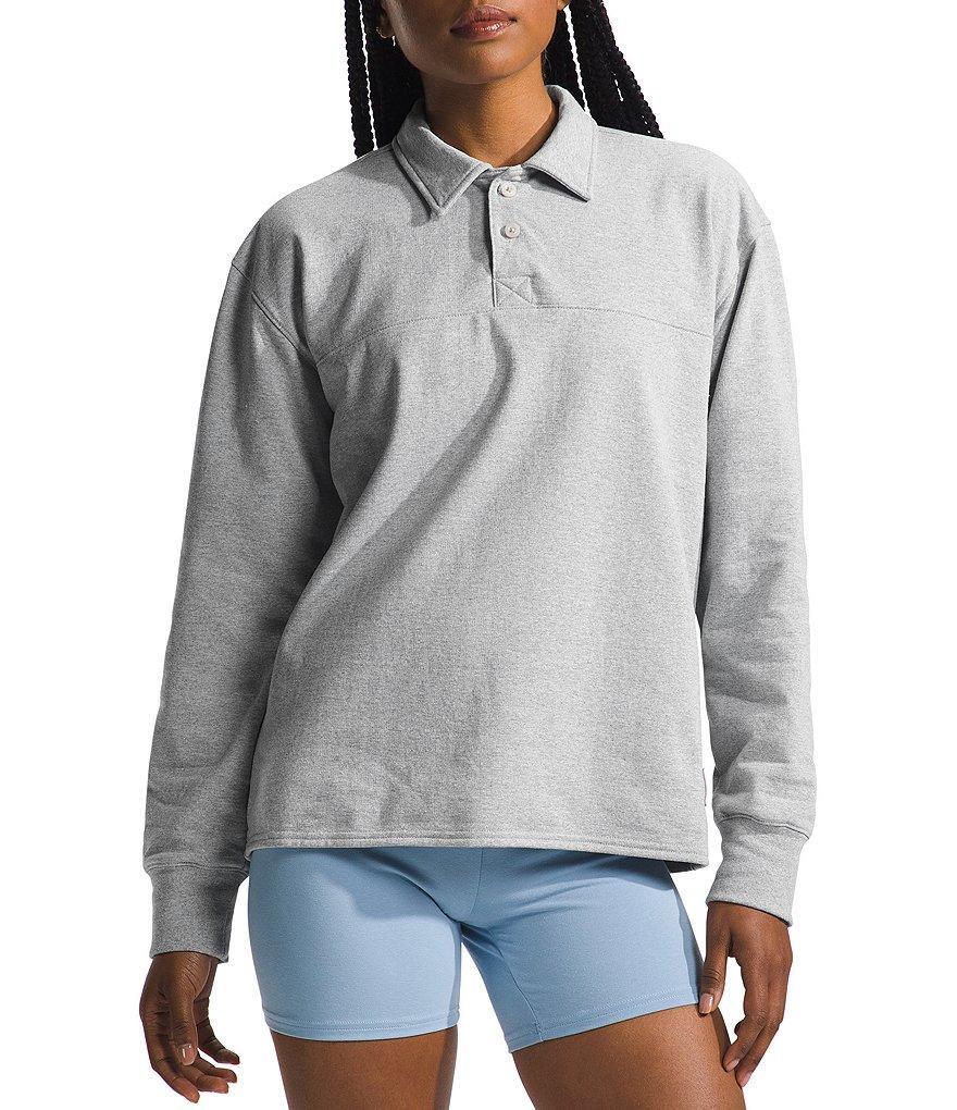 The North Face Collared Neckline Long Sleeve Rugby Pullover Product Image