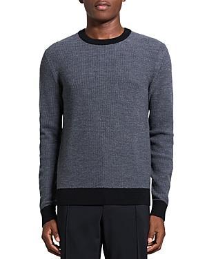 Theory Maden Novo Merino Wool Blend Crewneck Sweater Product Image