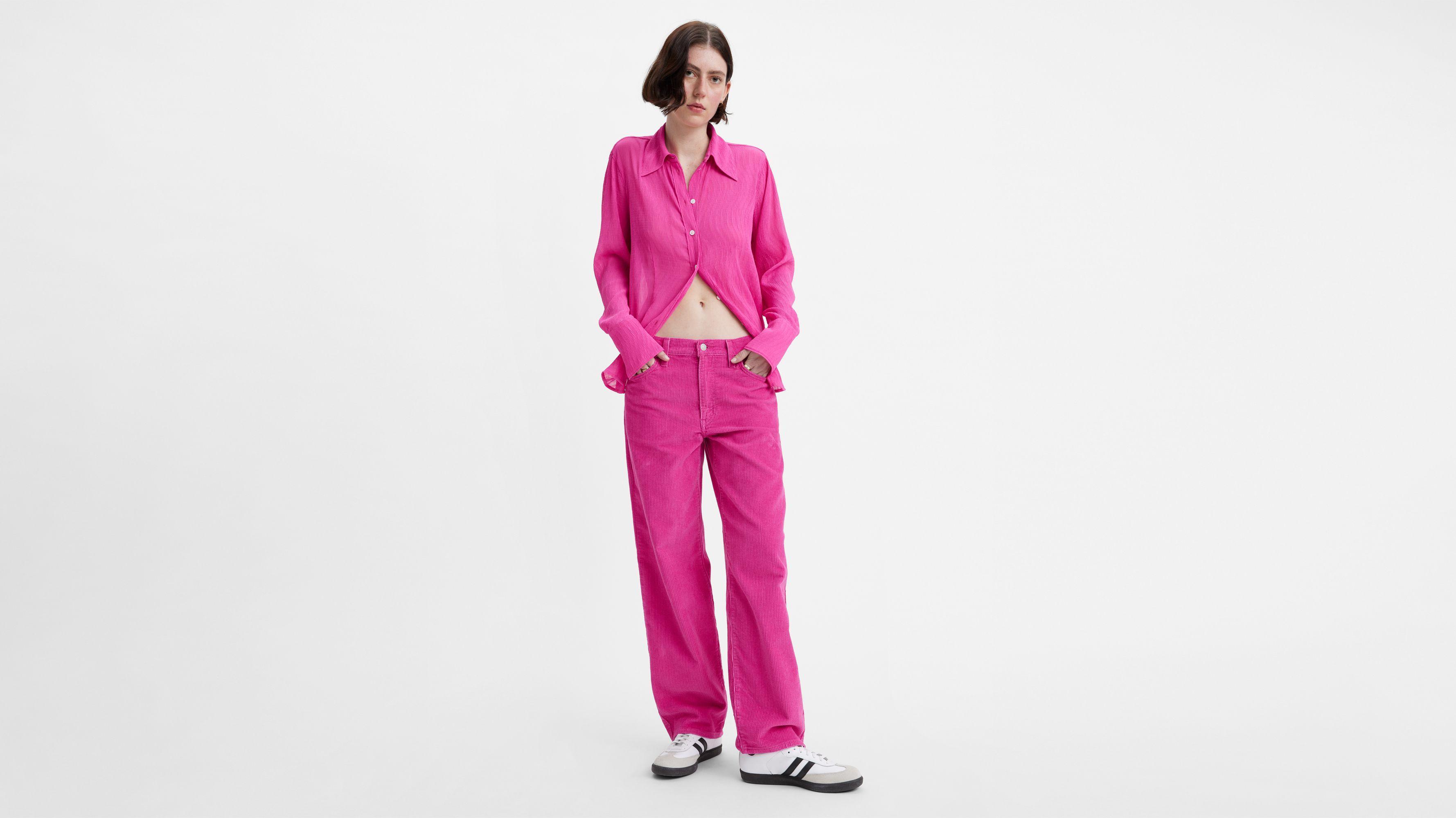 Baggy Dad Corduroy Women's Pants Product Image