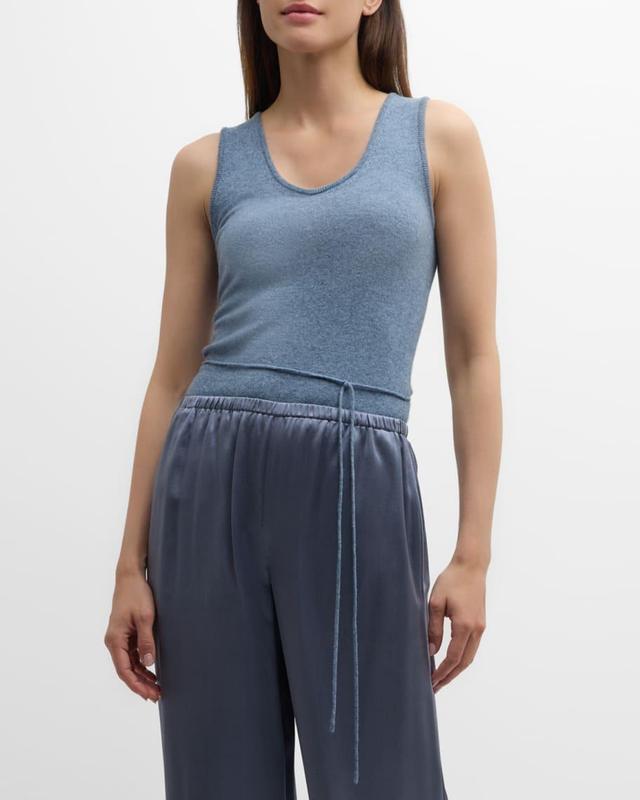 Long Scoop-Neck Tank Top  Product Image