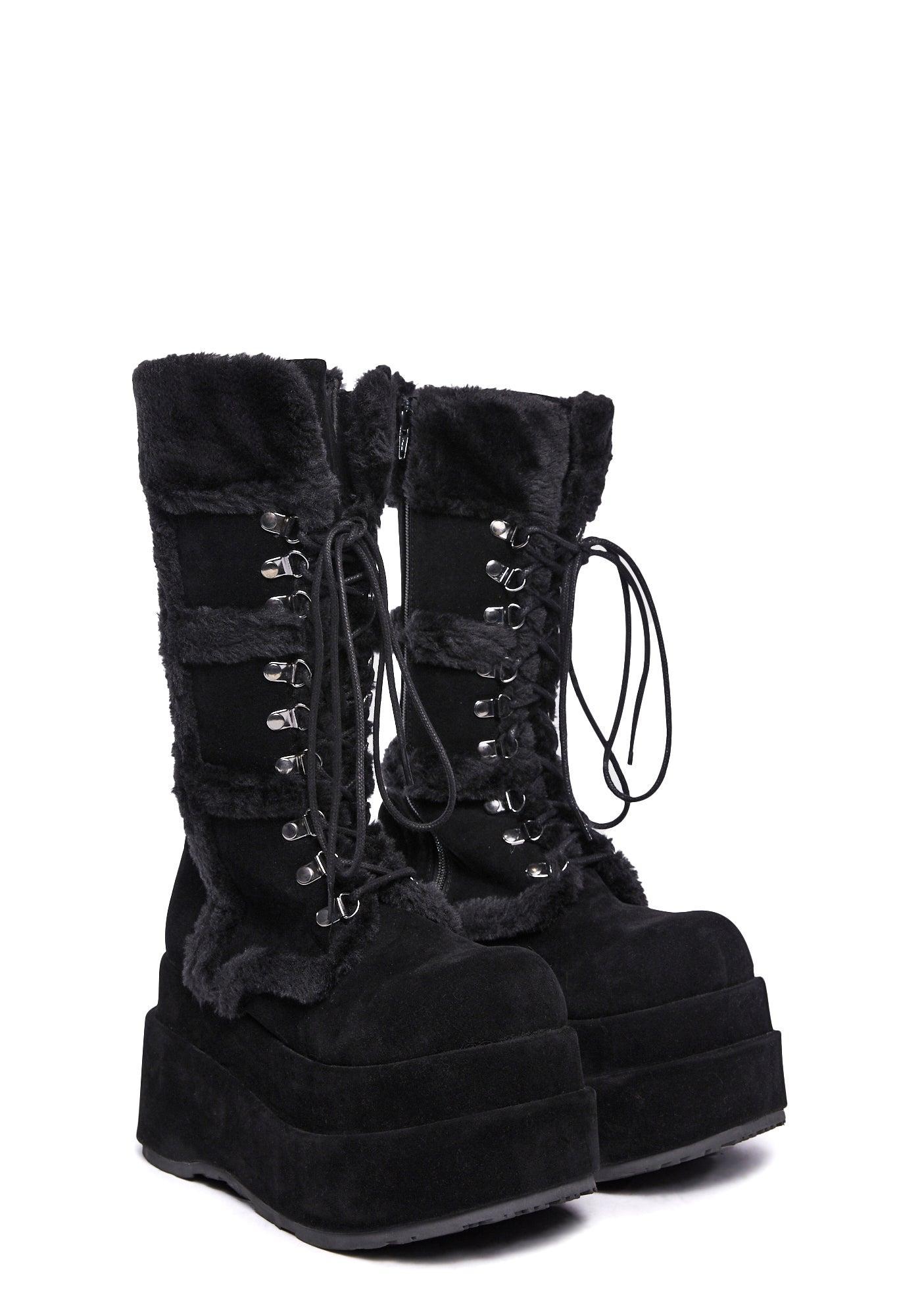 Full Of Fury Platform Boots Male Product Image