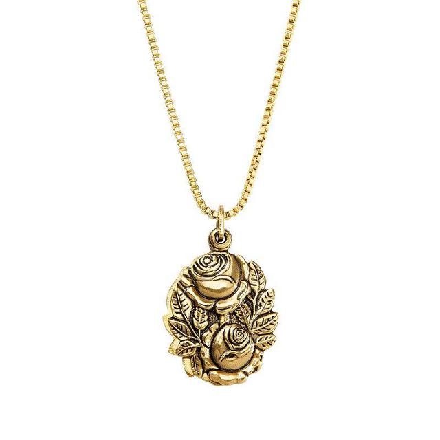 Luca + Danni Miraculous Locket Necklace, Womens Gold Product Image