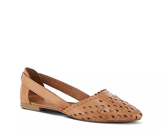 Spring Step Delorse Womens Leather Flats Product Image