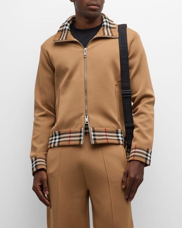 burberry Check Trim Track Jacket Product Image