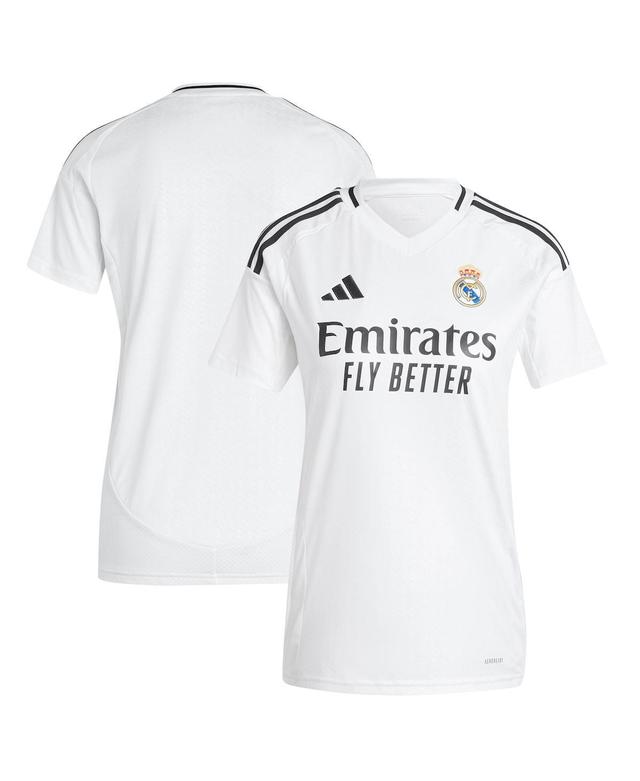 Adidas Womens White Real Madrid 2024/25 Home Replica Jersey - White Product Image