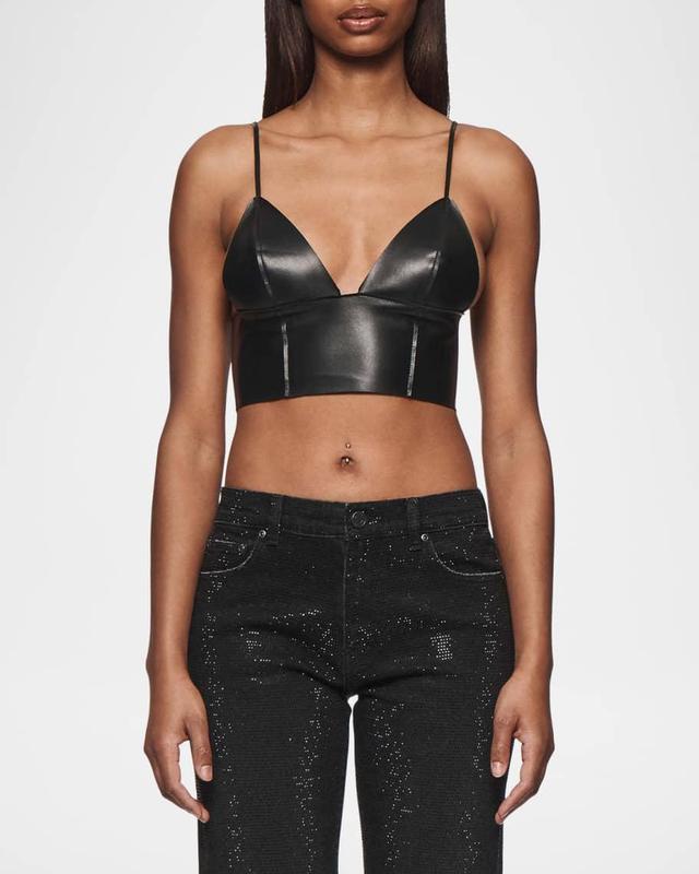 Leather Bralette Product Image