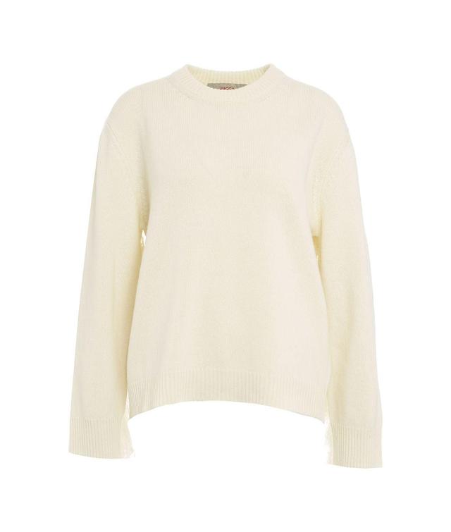 Knit sweater with western-style fringes Product Image