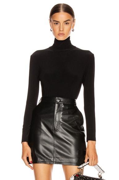 Norma Kamali Long Sleeve Turtleneck Bodysuit Product Image