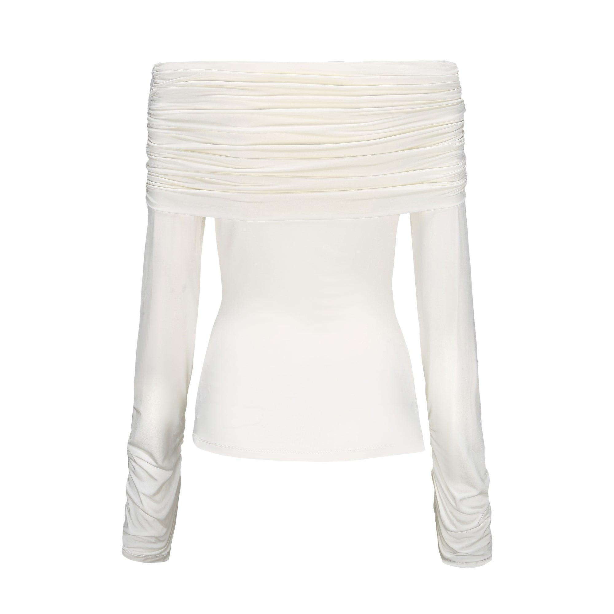 Luciana Heart Top (White) (Final Sale) Product Image