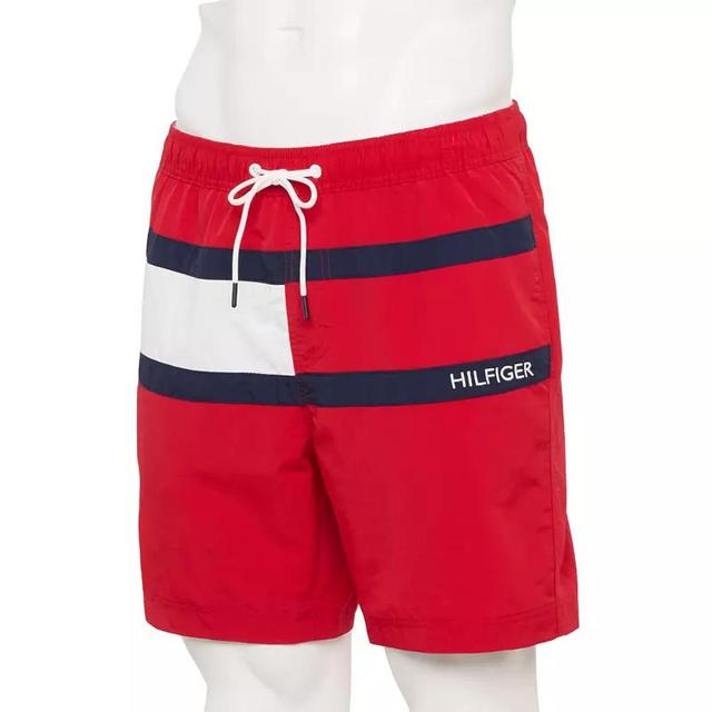 Mens Tommy Hilfiger Flag Swim Trunks Product Image