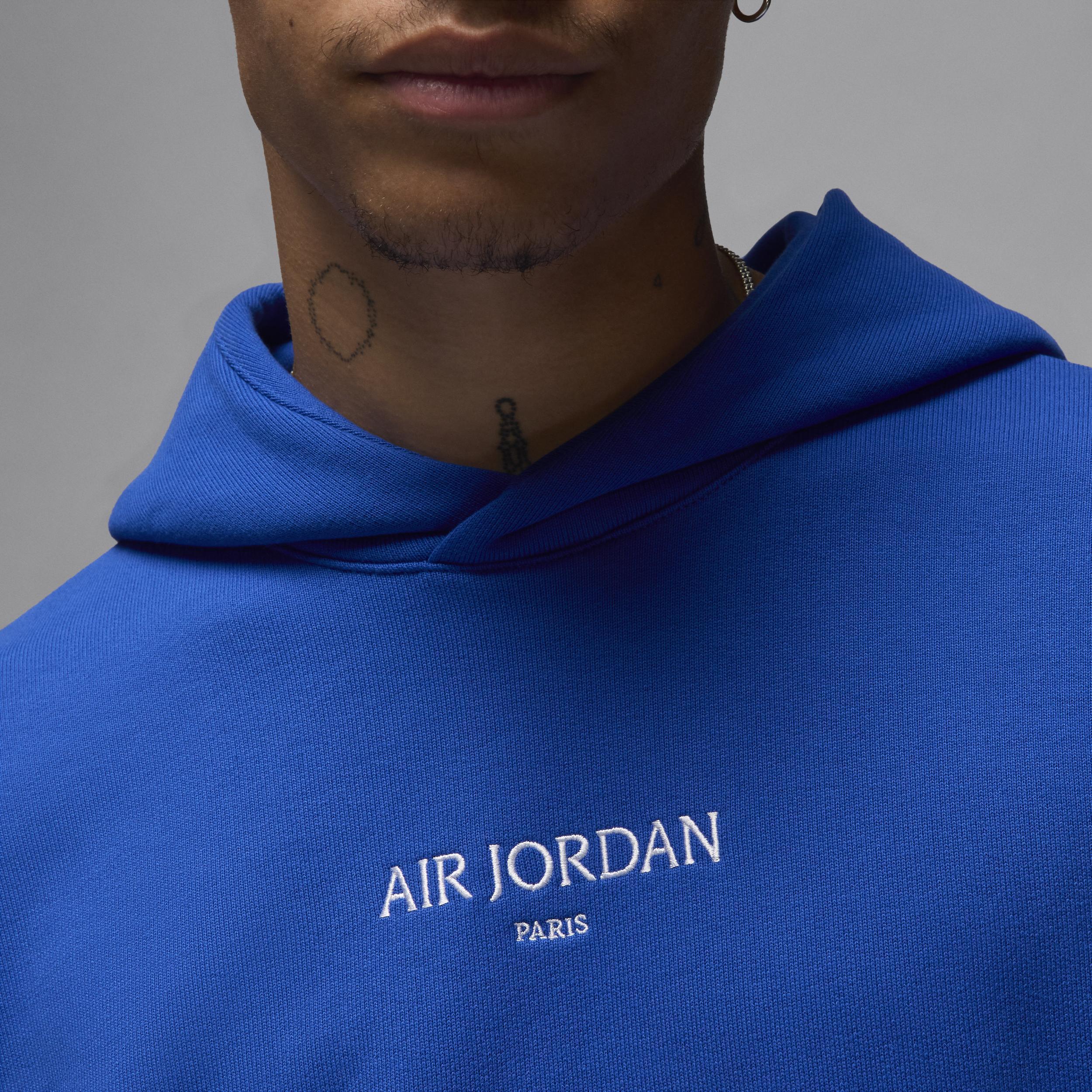 Air Jordan Wordmark Men's Fleece Pullover Hoodie Product Image