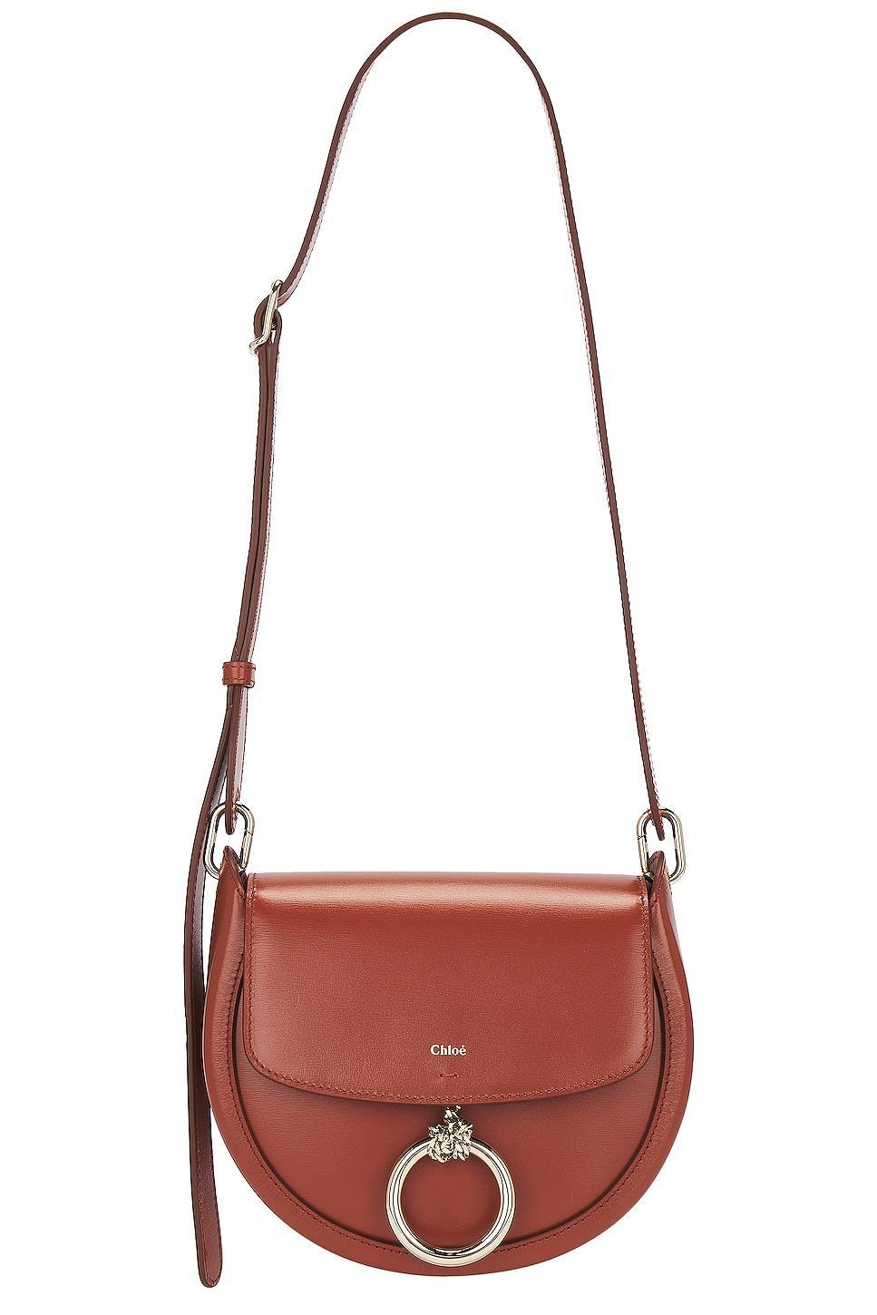 Chloe Small Arlene Crossbody Bag in Burnt Orange Product Image