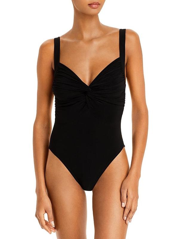 Womens Twist Mio High-Leg One-Piece Product Image