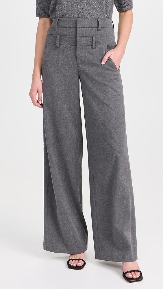 alice + olivia Aspen Double Waist Trousers | Shopbop Product Image