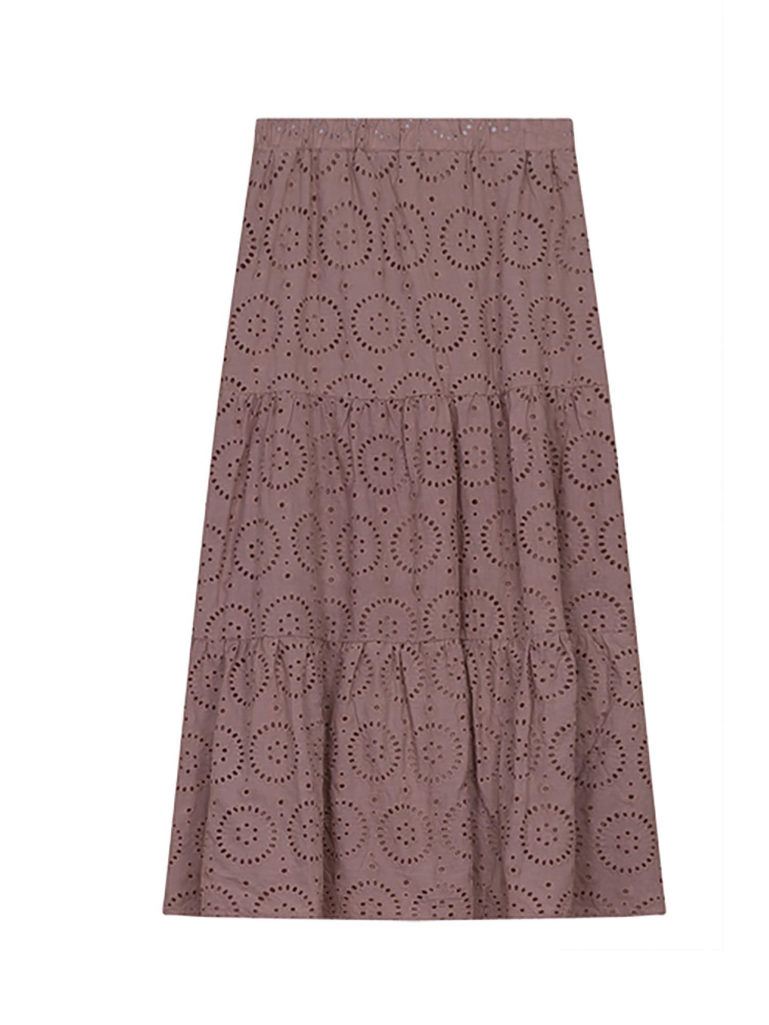 Club Malibu Knit Tiered Midi Skirt Product Image