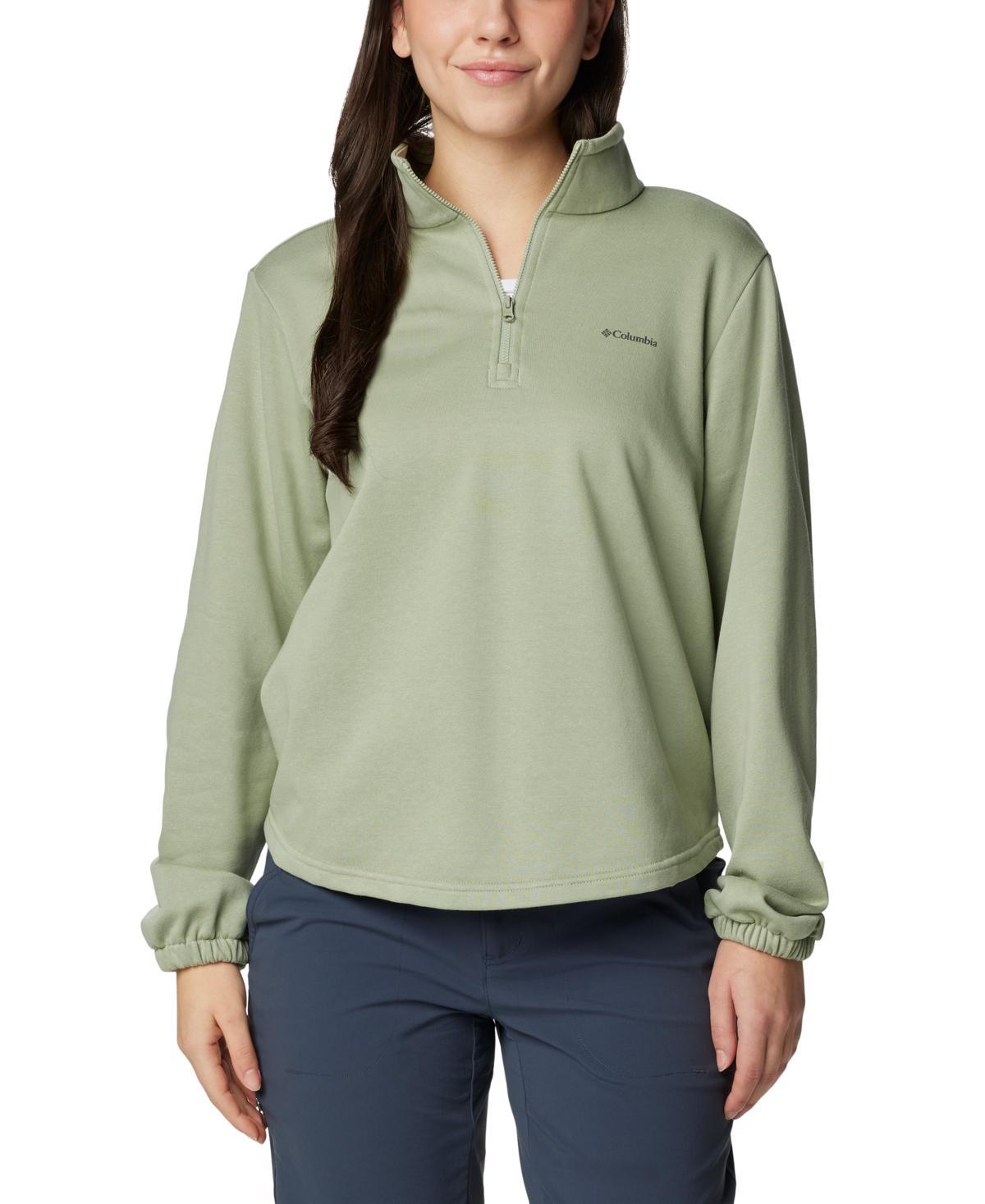 Columbia Womens Trek French Terry Half Zip Sweatshirt Product Image