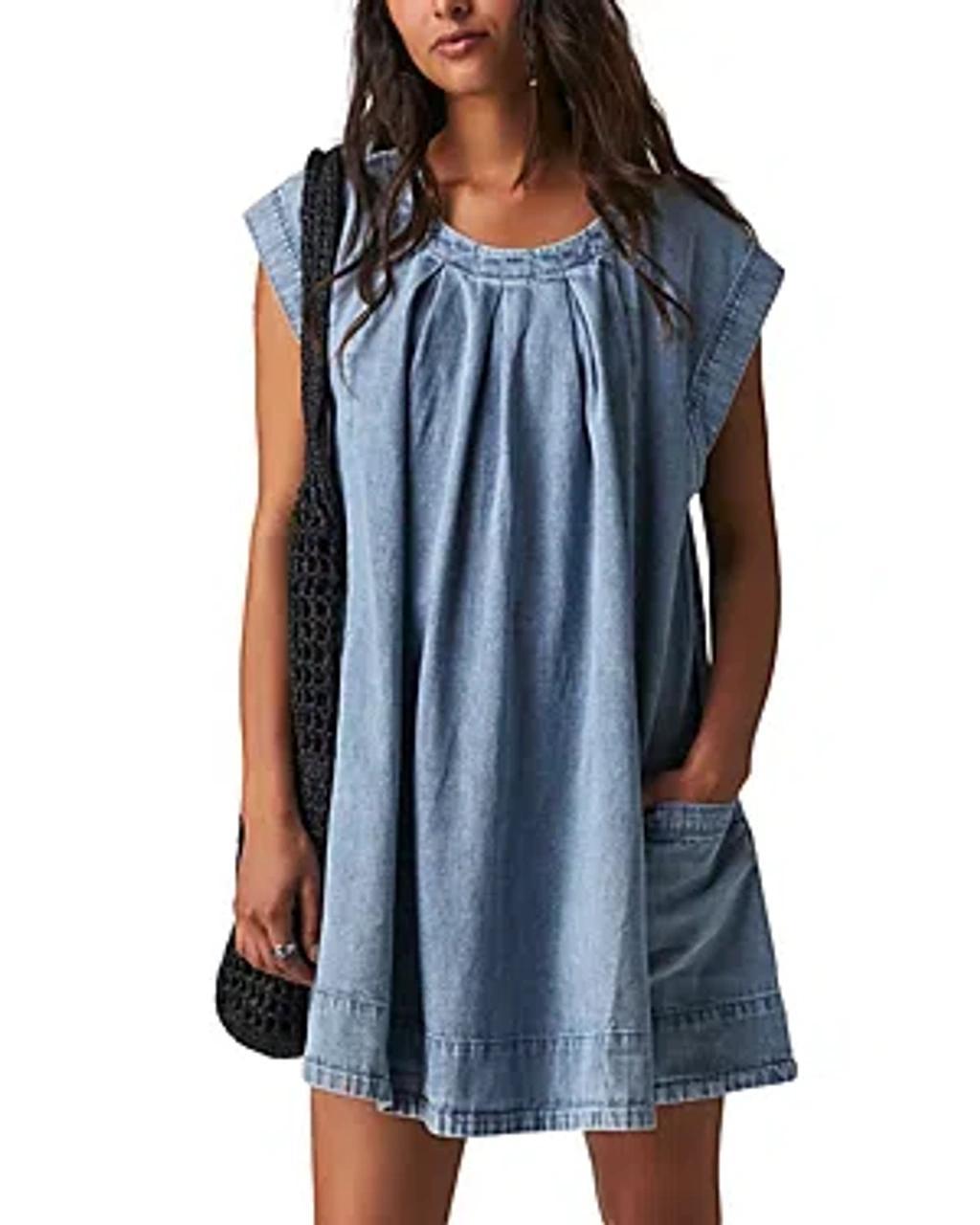 Marcel Mini Dress In Blue Product Image