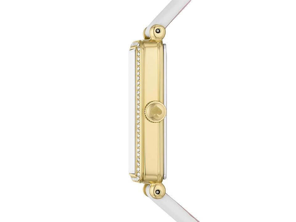 kate spade new york rosedale pav leather strap watch, 32mm Product Image