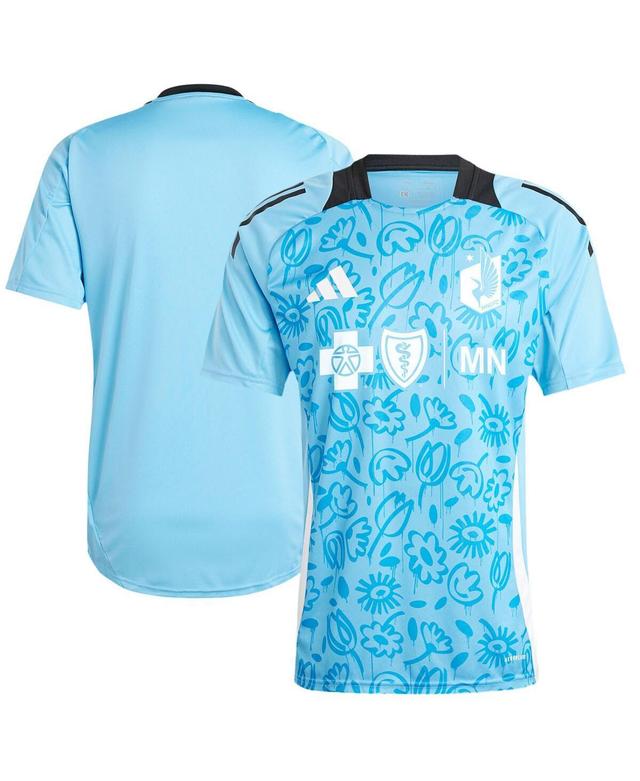 Adidas Mens Minnesota United Fc 2024 One Planet Pre-Match Top - Blue Product Image