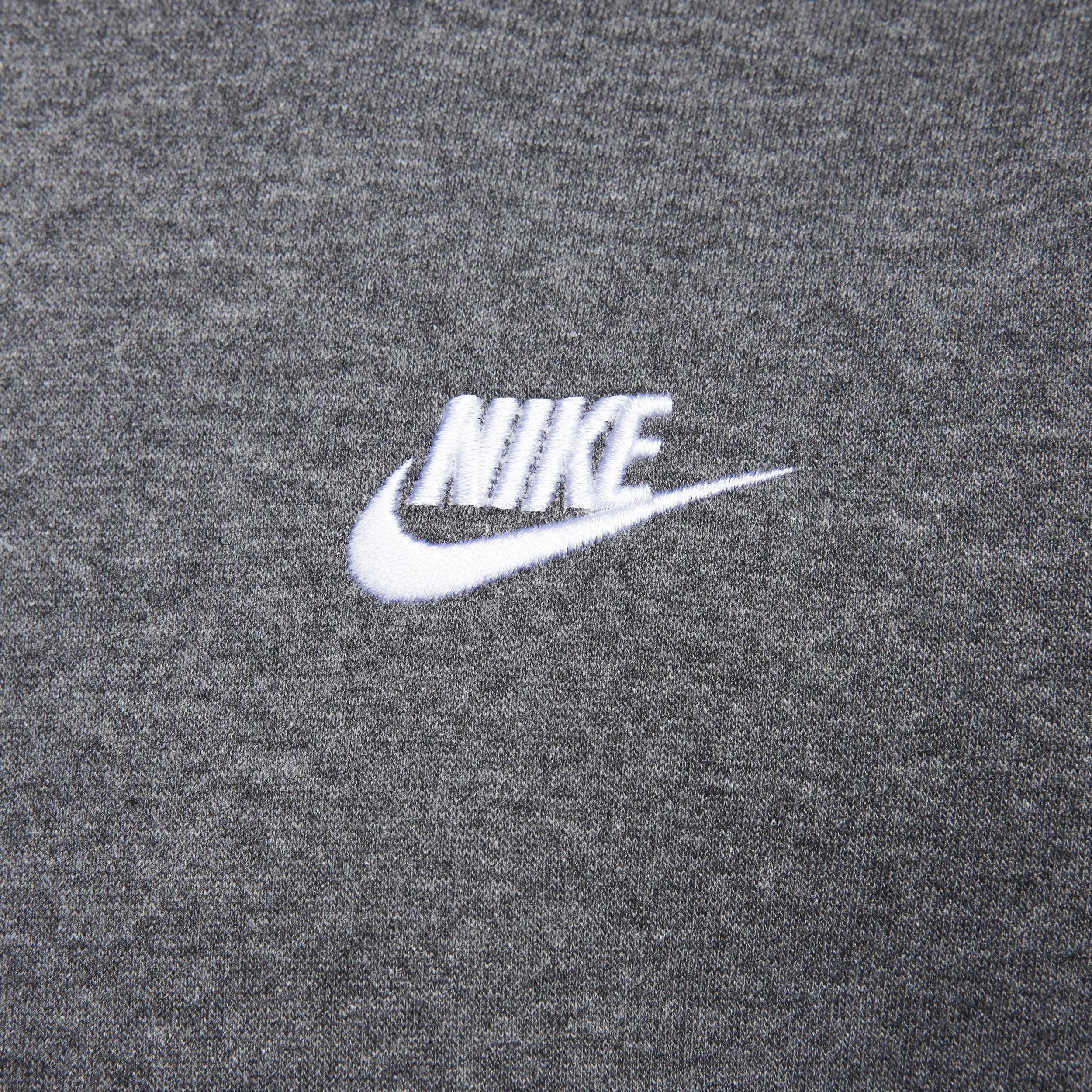 Big & Tall Nike Sportswear Club Fleece Pullover Hoodie, Mens Grey Heather Product Image