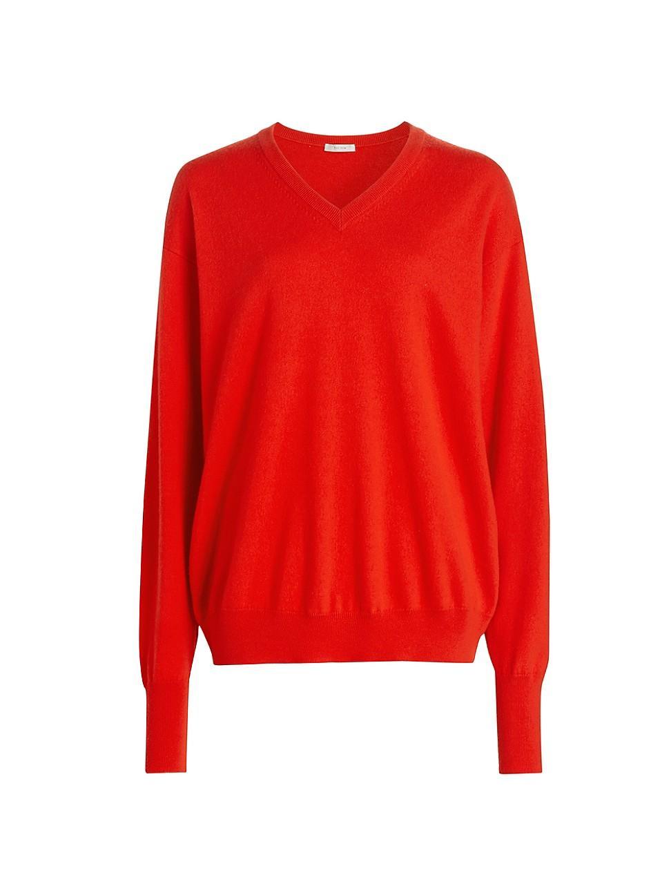 Womens Gracy Cashmere V-Neck Sweater Product Image