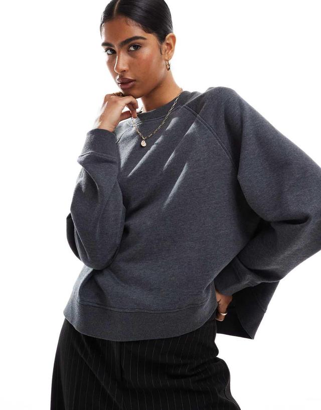 ASOS DESIGN oversized sweat with raglan detail Product Image