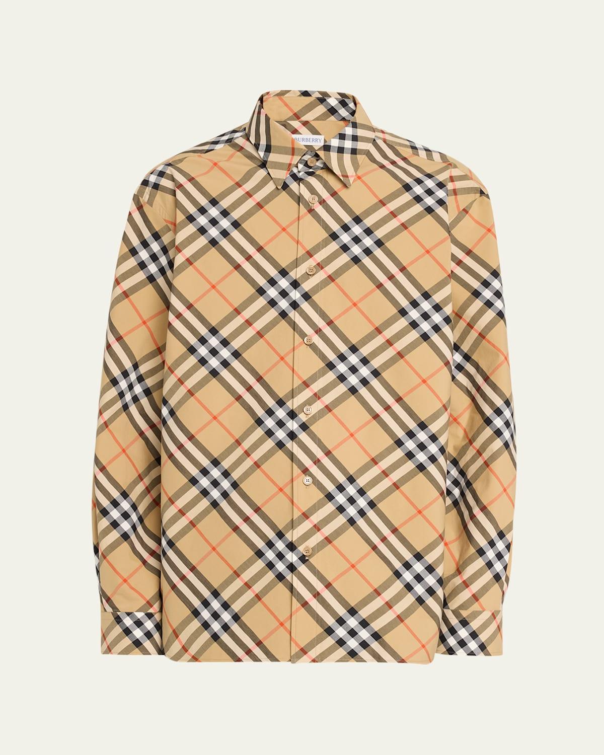 Mens Daniel Check Sport Shirt Product Image