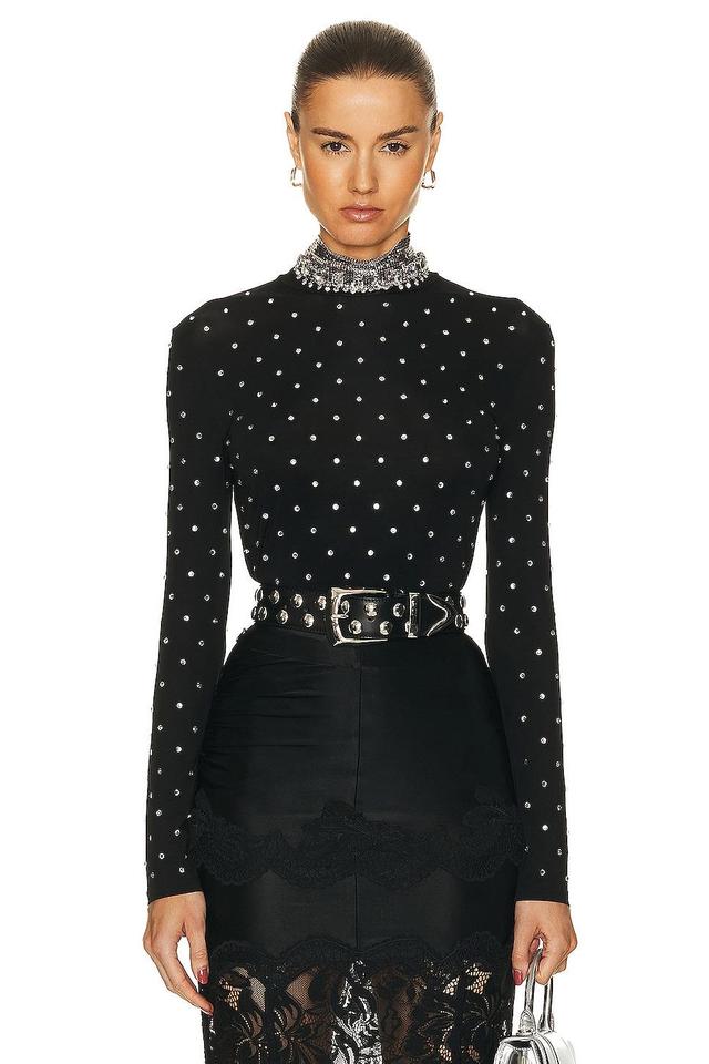 RABANNE Studded Turtleneck Top Product Image