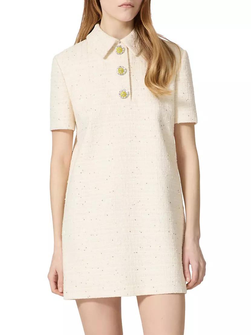 Delicate Tweed Short Dress Product Image