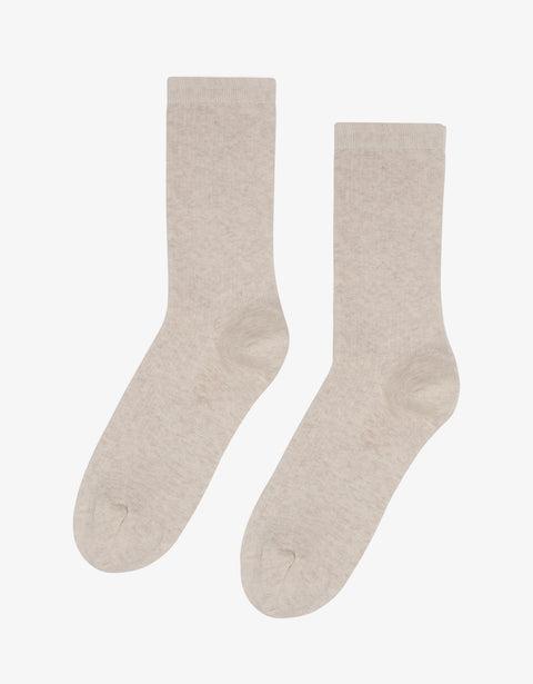 Women Classic Organic Sock - Ivory White Product Image