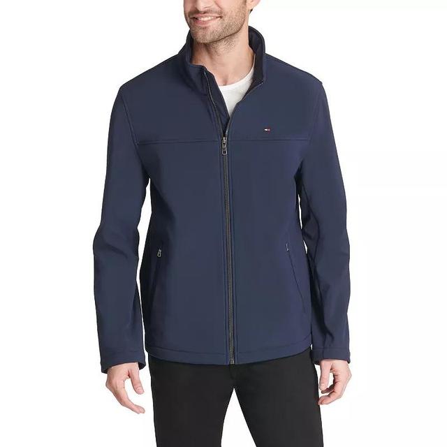 Mens Tommy Hilfiger Softshell Stand Collar Jacket Product Image